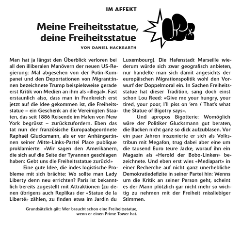Screenshot des verlinkten Texts.