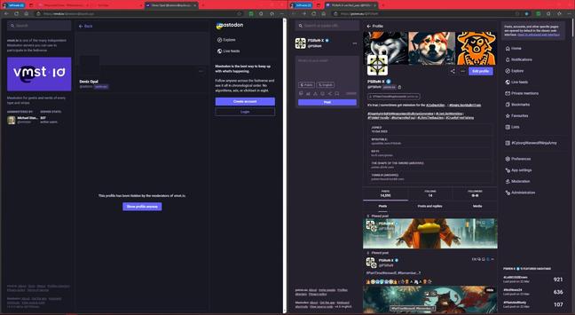 #WhateverHappenedTo: #vmst.io... Let's #CompareAndContrast...

#OhYeah... #ShadowBan(s) and #ReplyGuys... 

#YouKnow what "they/them" should do... 

#FuckOff #BackToTwitter... For the #Malvertising