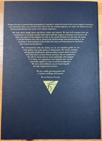 Hermetic Library Zine Accession 24mar2025 Femme Occulte Winter 2024 Back