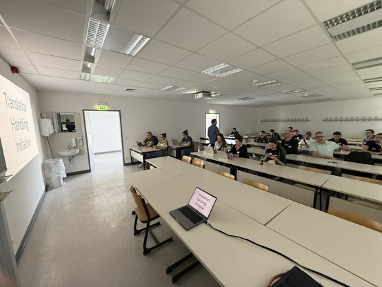 Meine eigene Session zur Translation Handling Initiative! Engagierte Teilnehmende, offene Diskussionen und ein starkes gemeinsames Interesse an besseren Übersetzungsprozessen im TYPO3-Core.