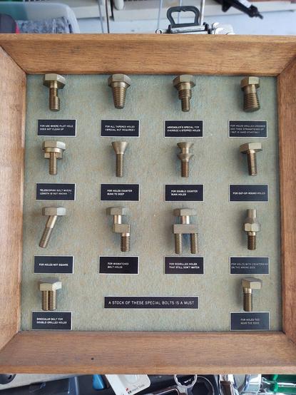 An assortment of 14 impossible screws.
