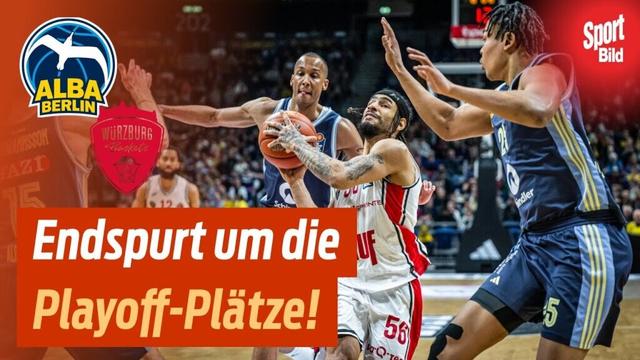 Basketball-Bundesliga: ALBA Berlin – Würzburg Baskets | 25. Spieltag, 2024/2025