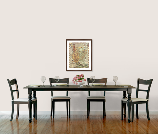 Map Of Native Tribes Of North America, Central America And The Caribbean