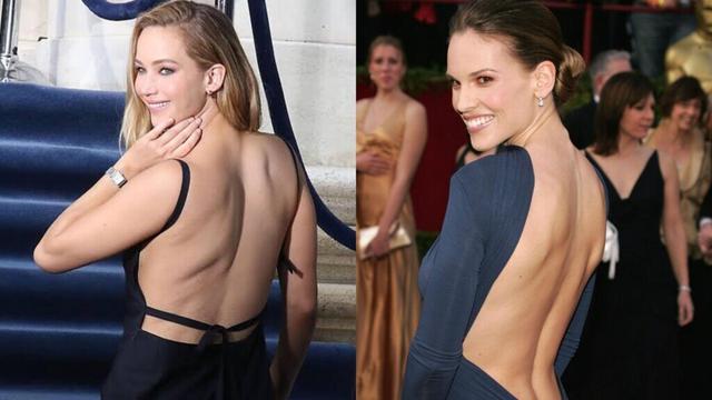 Best Celebrity Back (Round of 16) : Jennifer Lawrence vs Hilary Swank