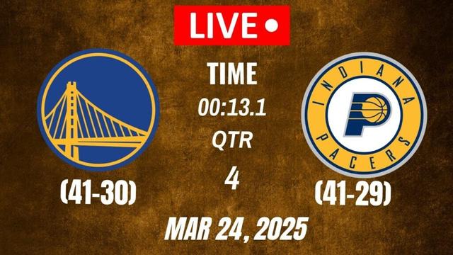 NBA LIVE!  Indiana Pacers vs Golden State Warriors I March 24, 2025 Warriors vs Pacers 2K Live