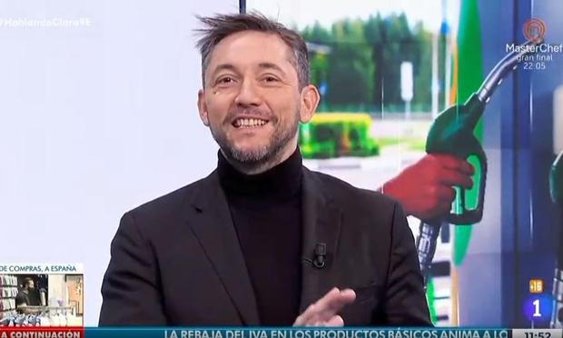 Javier Ruiz, en 'Hablando claro', de TVE. (TVE)
