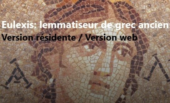 Eulexis ; lemmatiseur de grec ancien