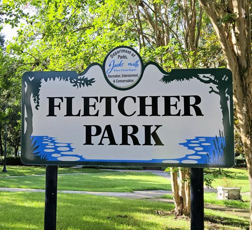 City Park Signage for Fletcher Park.
