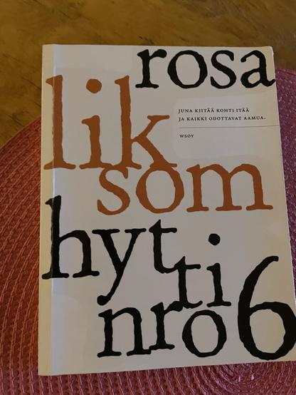 Rosa Liksom: Hytti nro 6, Compartment nr. 6
