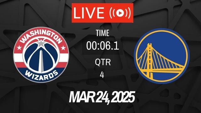 NBA LIVE! Washington Wizards vs Golden State Warriors I March 24, 2025  Wizards vs Warriors 2K Live