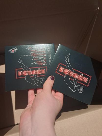 The print version of my upcoming album "THE MESS YOU MAY BECOME".