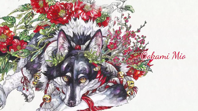 Ookami Mio as a wolf