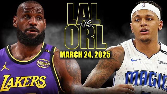 Los Angeles Lakers vs Orlando Magic Full Game Highlights - March 24, 2025 | NBA Regular Season