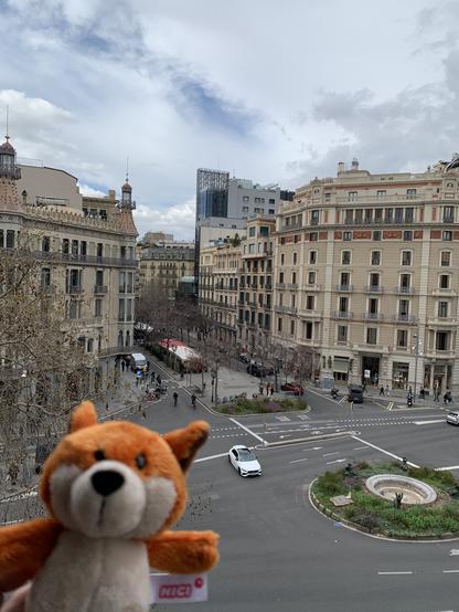 Martha (Stofffuchs) in Barcelona