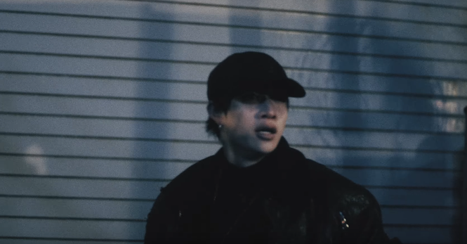 Chan's look of alarm and concern