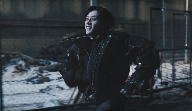 Happy determined Bang Chan running back to Hyunjin