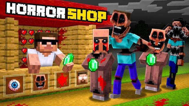 I Opened a Horror Shop to Troll Villager in Minecraft..