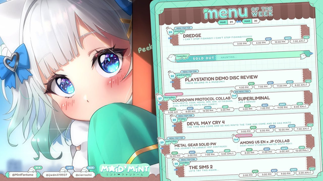 Maid Mint's Schedule