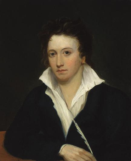 Portrait of Shelley, by Alfred Clint (1829). By After Amelia Curran – one or more third parties have made copyright claims against Wikimedia Commons in relation to the work from which this is sourced or a purely mechanical reproduction thereof. This may be due to recognition of the &quot;sweat of the brow&quot; doctrine, allowing works to be eligible for protection through skill and labour, and not purely by originality as is the case in the United States (where this website is hosted). These claims may or may not be valid in all jurisdictions.As such, use of this image in the jurisdiction of the claimant or other countries may be regarded as copyright infringement. Please see Commons:When to use the PD-Art tag for more information., Public Domain, https://commons.wikimedia.org/w/index.php?curid=6370522
