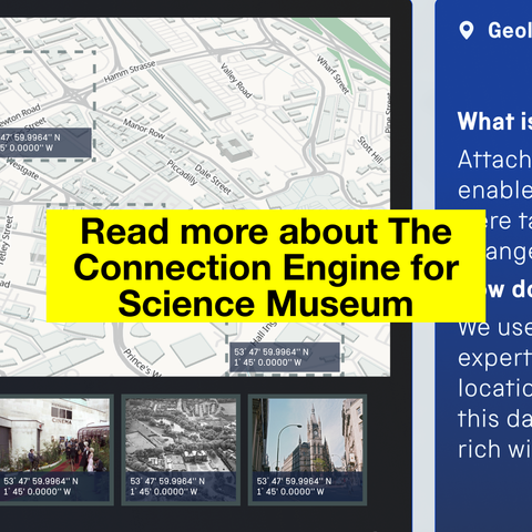 Read more about The Connection Engine for Science Museum