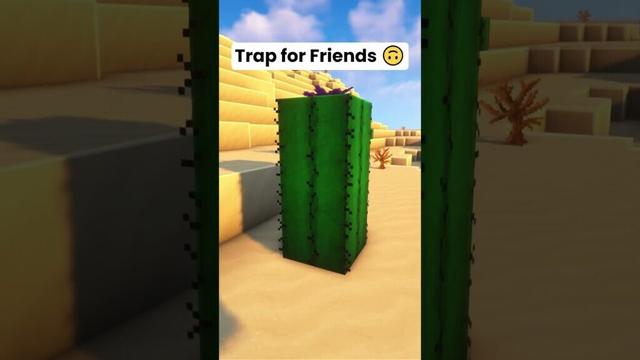 Minecraft Trap for Friends 🙃 #shorts