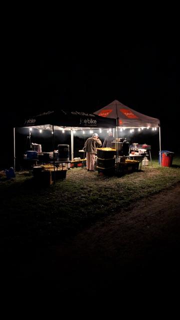 Race crew days start at 5:30am. First, coffee