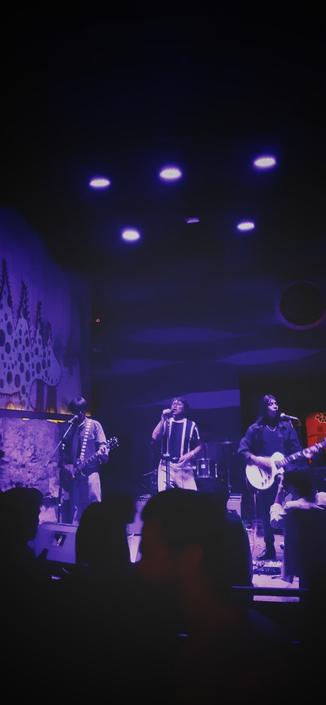 banda de música en vivo en un bar llamado café iguanas