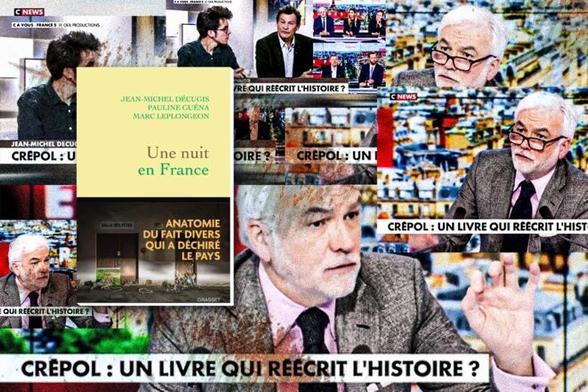 Affaire Crépol : des journalistes menacés après une nouvelle campagne mensongère des médias Bolloré © Photomontage Armel Baudet / Mediapart avec captures d'écran