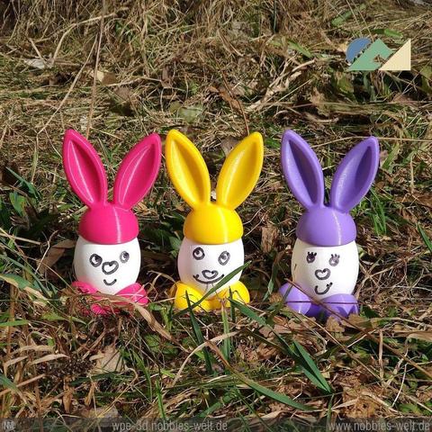 Eggli - Nobbies fröhliches Hasenosterei für den Frühstückstisch
