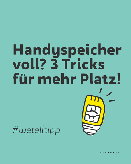 Handyspeicher voll? 3 Tricks für mehr Platz!