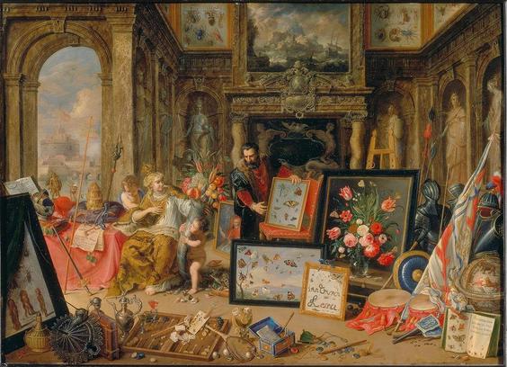 Jan van Kessel the Elder, The Continent of Europe, 1666, Wikimedia Commons.