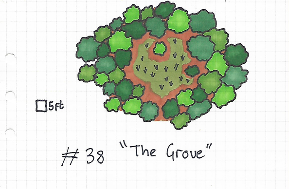 Hand-drawn TTRPG dungeon map.