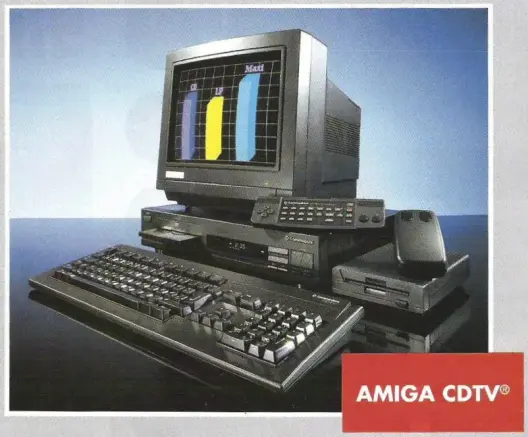 Commodore CDTV complete w/ black 1084s monitor, black disk drive, black remote control and black keyboard. So gorgeous!