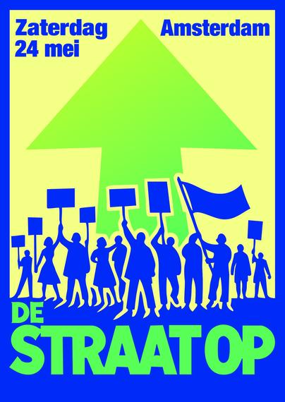 Zaterdag 24 mei
Amsterdam

DE STRAAT OP