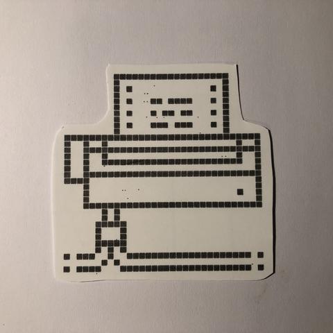 A mirror images ImageWriter icon