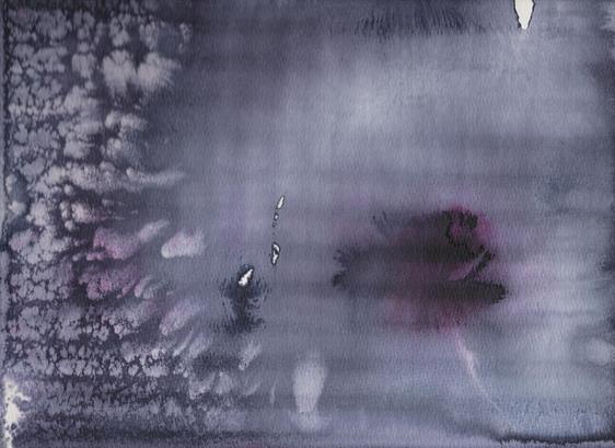 A lone cool warm patch.
Dissolving trails depart along
regular channels