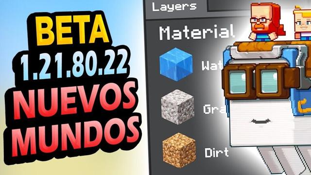 ✅ 8 NUEVOS MUNDOS PLANOS 👉 Preview 1.21.80.22 Minecraft