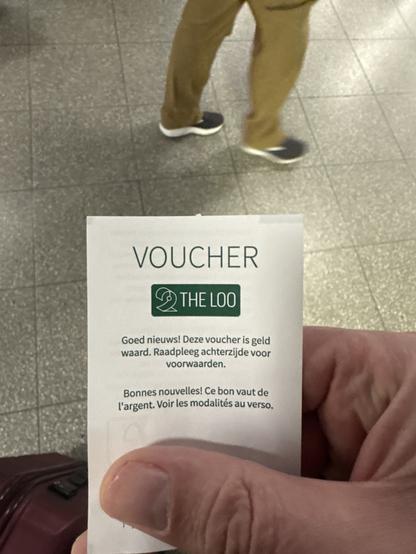 2theloo voucher (code obscured, not even sure why I did that)