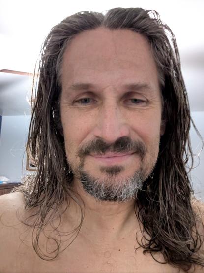 Post shower pic of yours truly.