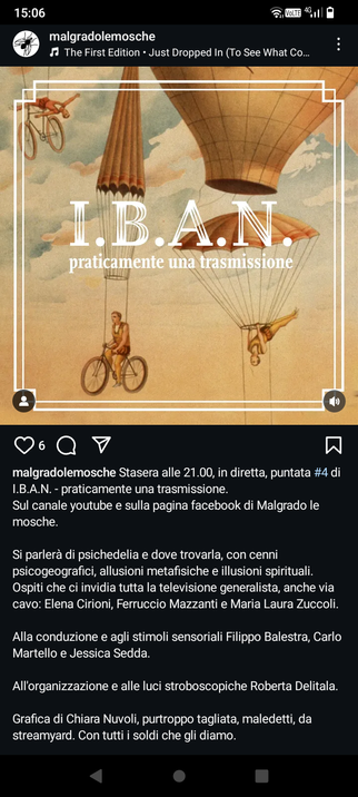 I.B.A.N. praticamente una trasmissione di malgrado le mosche