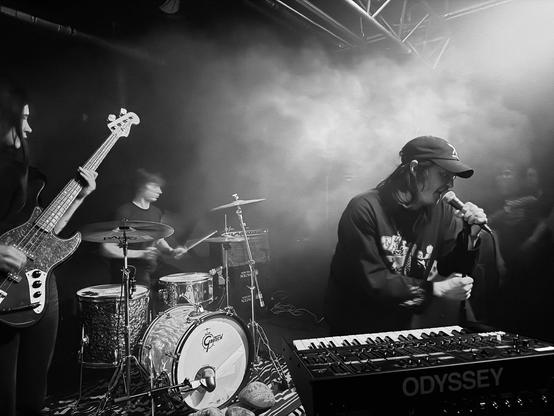 Die Band AUTOBAHNS in Aktion