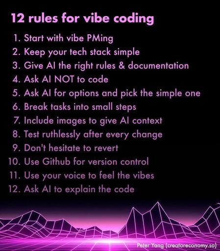 12 Rules to Vibe Code Without Frustration