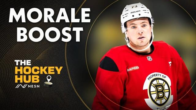 Charlie McAvoy's Return To Practice Gives Bruins Much-Needed Morale Boost