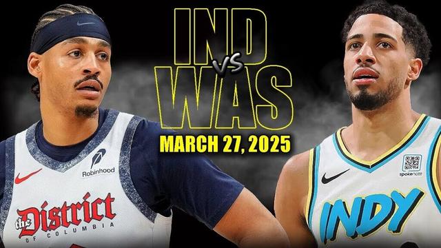 Indiana Pacers vs Washington Wizards Full Game Highlights - March 27, 2025 | NBA Regular Season