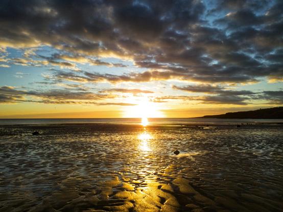 Beach at sunrise