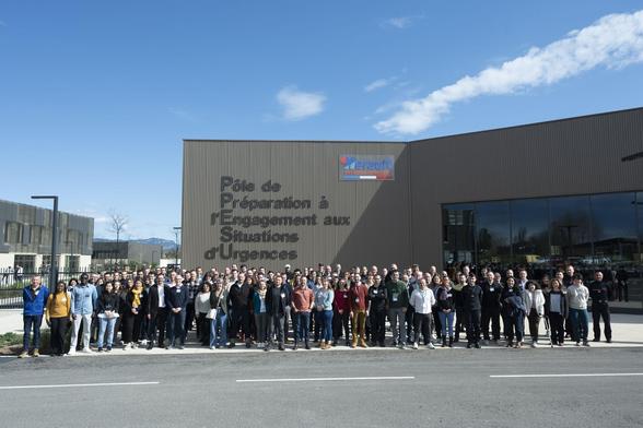 Photo de groupe des participants du GéoSDIS 2025