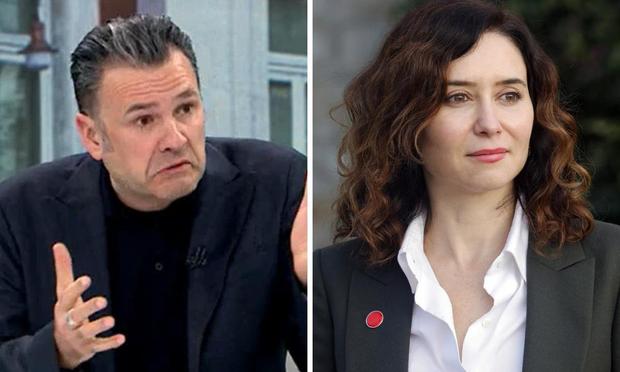 Iñaki López e Isabel Díaz Ayuso ()