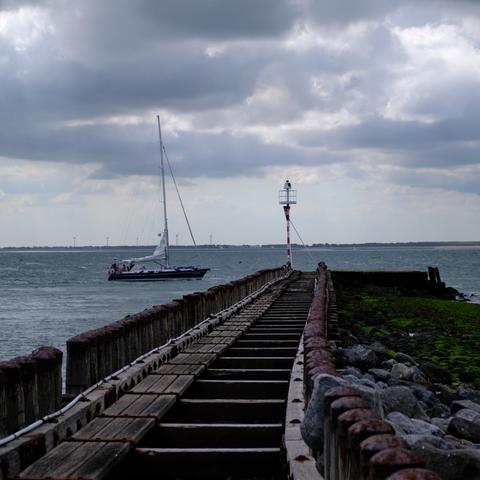 Boat in the north sea