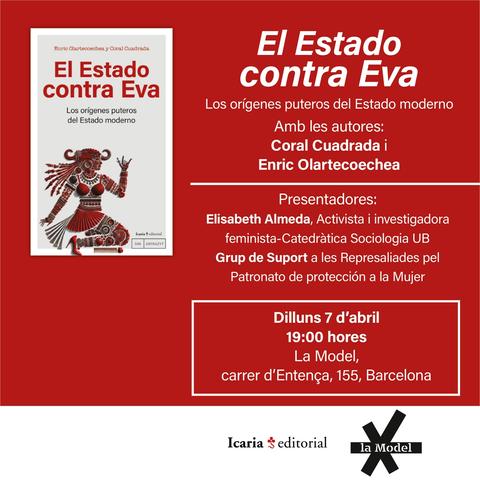 Presentación del libro "El Estado contra Eva" por Enric Olartecoechea y Coral Cuadrada