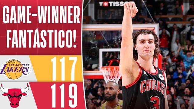 GIDDEY acerta GAME-WINNER INACREDITÁVEL, e BULLS viram sobre os LAKERS! - Melhores Momentos